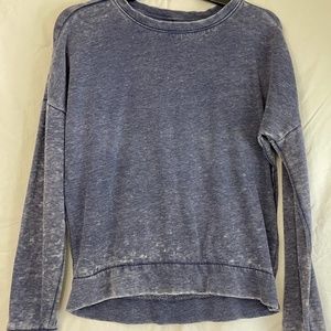 Distressed Blue Sweatshirt